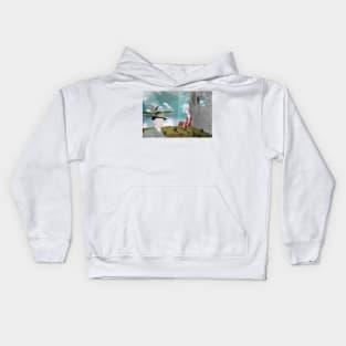 On a Cloud Kids Hoodie